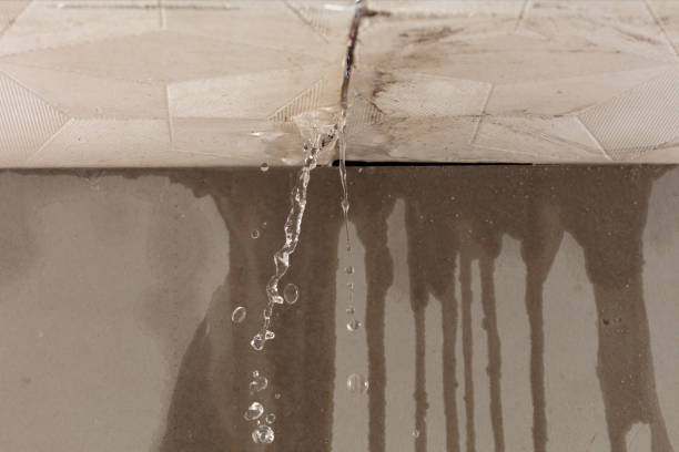 Professional Sewage Cleanup technician working in Prudenville, MI
